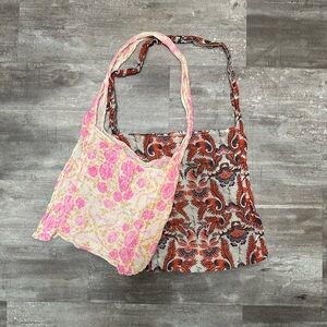 Free People Floral and Paisley Women's Tote Bag Set